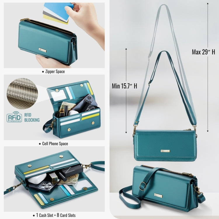 CaseMe ME30 Max Multifunctional Large-Capacity Shoulder Crossbody Phone Bag
