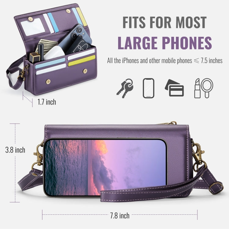 CaseMe ME30 Max Multifunctional Large-Capacity Shoulder Crossbody Phone Bag