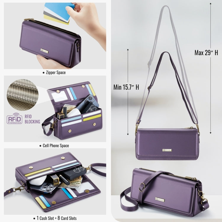 CaseMe ME30 Max Multifunctional Large-Capacity Shoulder Crossbody Phone Bag