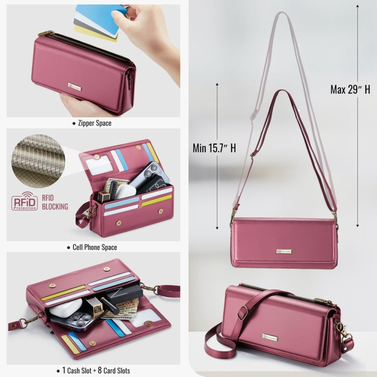 CaseMe ME30 Max Multifunctional Large-Capacity Shoulder Crossbody Phone Bag