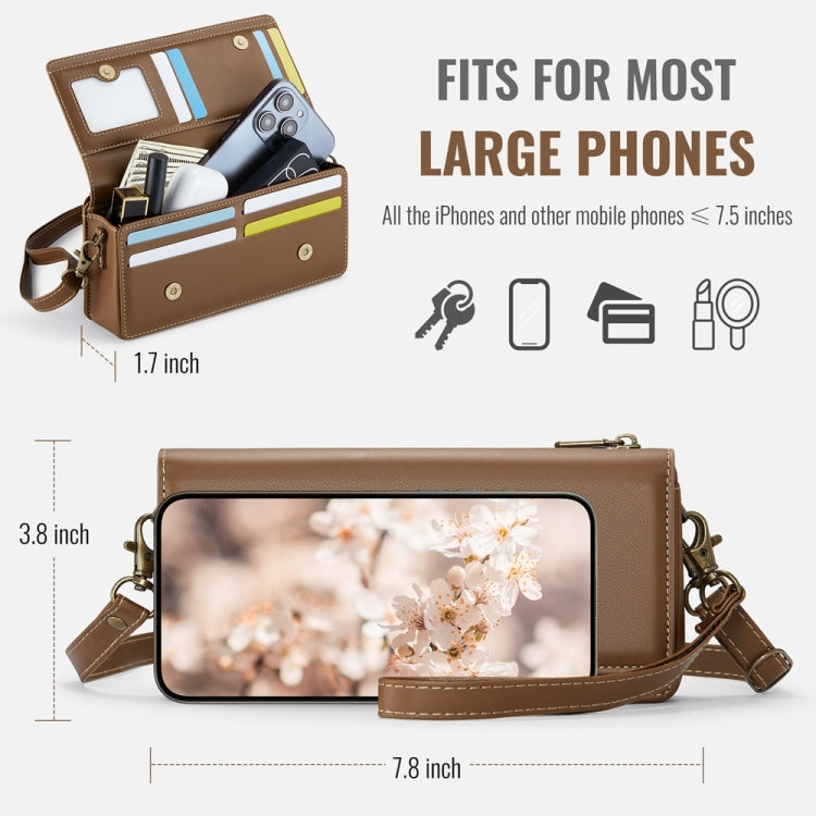 CaseMe ME30 Max Multifunctional Large-Capacity Shoulder Crossbody Phone Bag