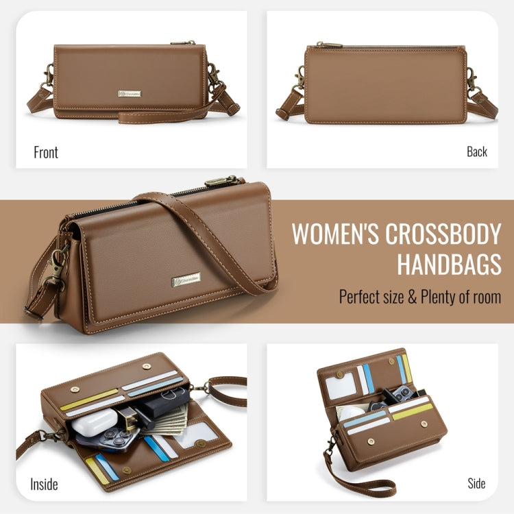 CaseMe ME30 Max Multifunctional Large-Capacity Shoulder Crossbody Phone Bag