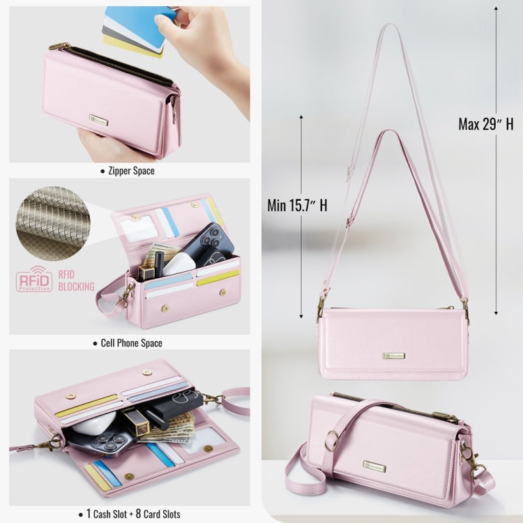 CaseMe ME30 Max Multifunctional Large-Capacity Shoulder Crossbody Phone Bag