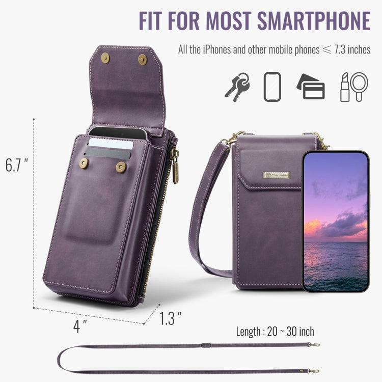 CaseMe Me40 Vertical Multifunctional Shoulder Crossbody Phone Bag