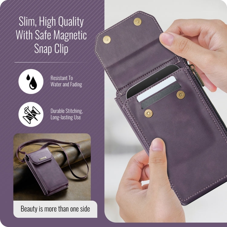 CaseMe Me40 Vertical Multifunctional Shoulder Crossbody Phone Bag