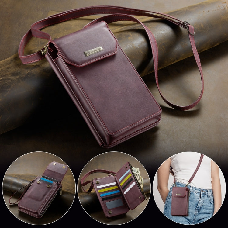 CaseMe Me40 Vertical Multifunctional Shoulder Crossbody Phone Bag