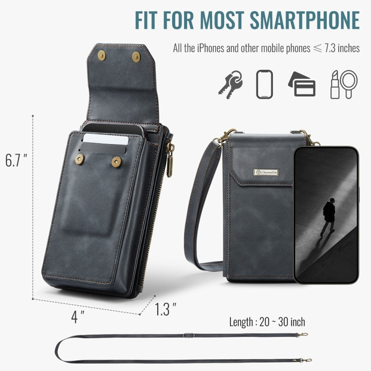 CaseMe Me40 Vertical Multifunctional Shoulder Crossbody Phone Bag