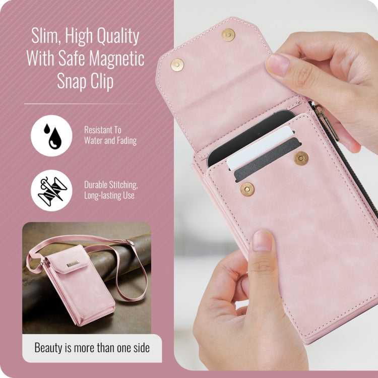 CaseMe Me40 Vertical Multifunctional Shoulder Crossbody Phone Bag