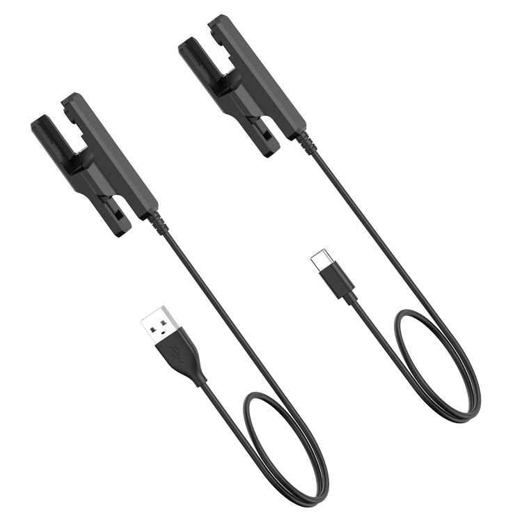 For Casio G-SHOCK / DW-H5600 Smart Sport Watch Charger Charging Clip, Port:USB-A Port - Black