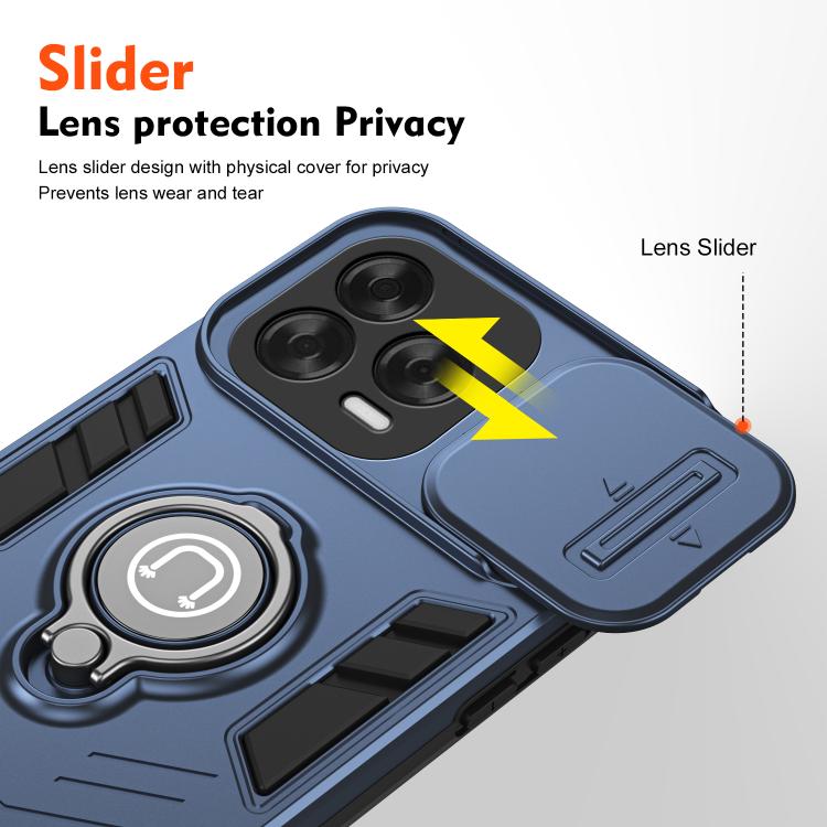 For ZTE Blade V70 Vita Camshield Ring Holder Phone Case