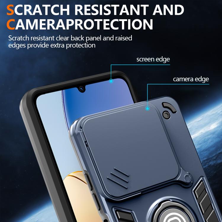 For ZTE Blade A56 4G Camshield Ring Holder Phone Case