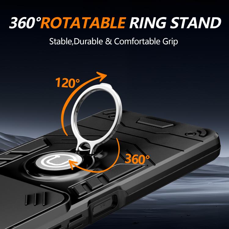 For ZTE Blade A56 4G Camshield Ring Holder Phone Case