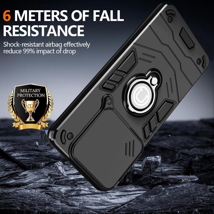 For ZTE Blade A56 4G Camshield Ring Holder Phone Case