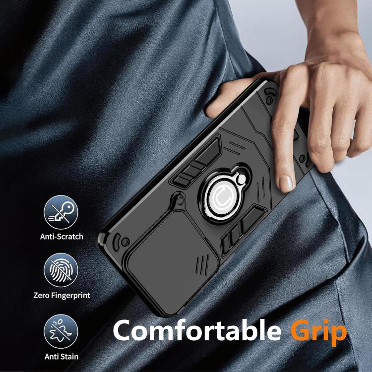 For ZTE Blade A56 4G Camshield Ring Holder Phone Case