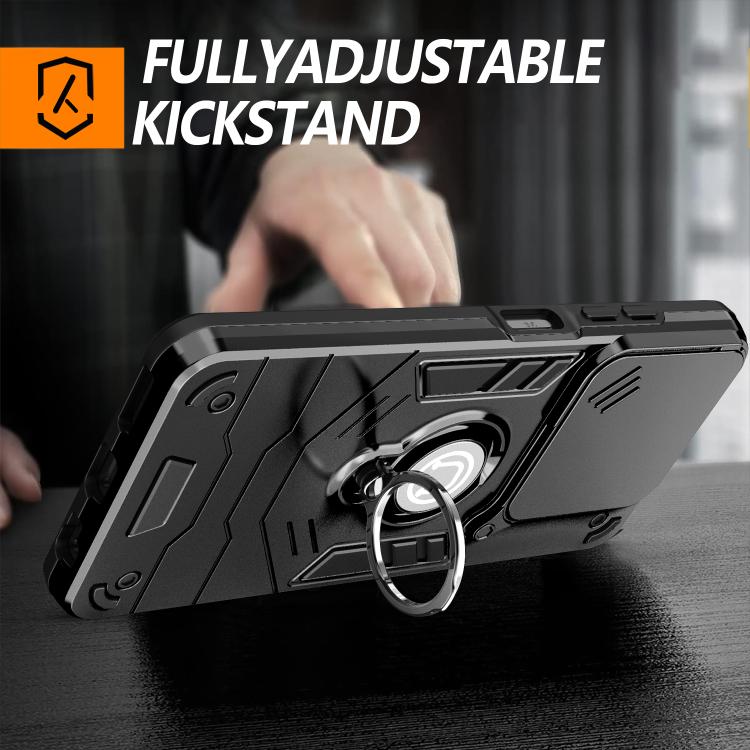 For ZTE Blade A56 4G Camshield Ring Holder Phone Case