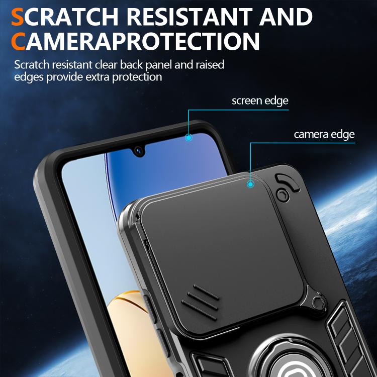 For ZTE Blade A56 4G Camshield Ring Holder Phone Case