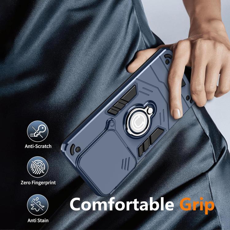 For ZTE Blade A56 4G Camshield Ring Holder Phone Case