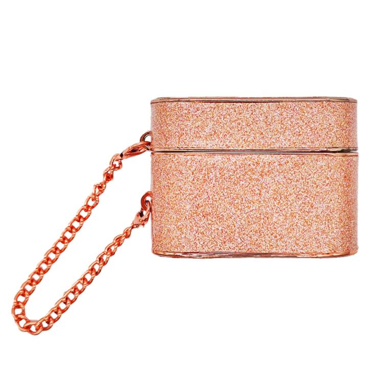 For AirPods 4 Cylindrical Glitter Leather Texture Bluetooth Earphone Protective Case