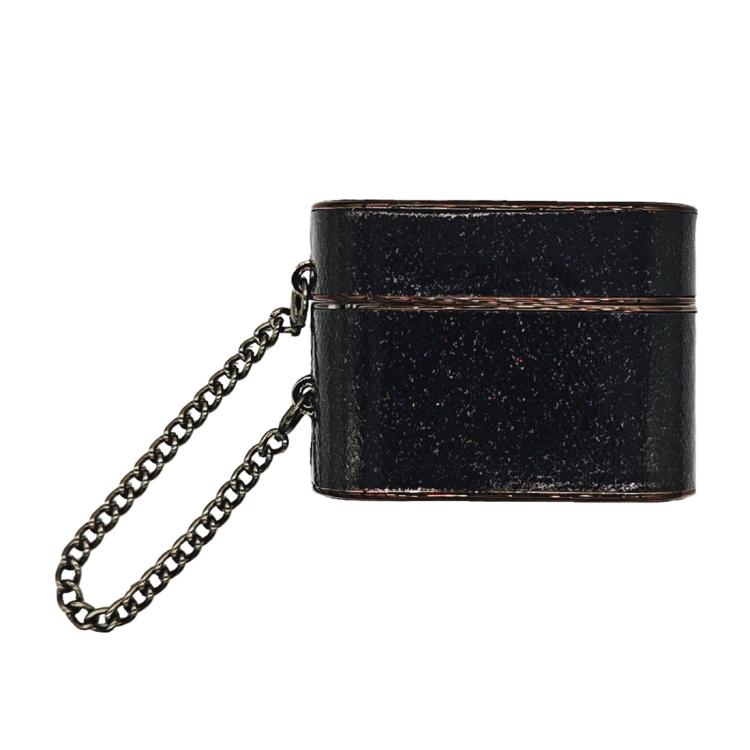 For AirPods 4 Cylindrical Glitter Leather Texture Bluetooth Earphone Protective Case
