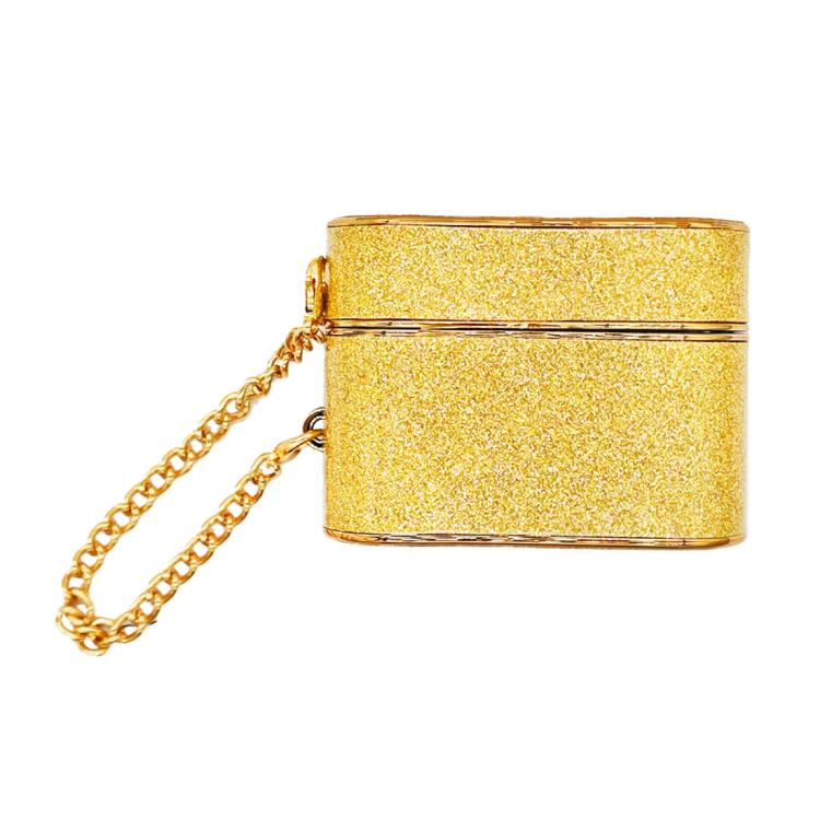 For AirPods 4 Cylindrical Glitter Leather Texture Bluetooth Earphone Protective Case