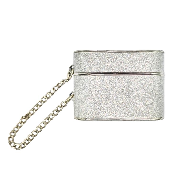 For AirPods 4 Cylindrical Glitter Leather Texture Bluetooth Earphone Protective Case