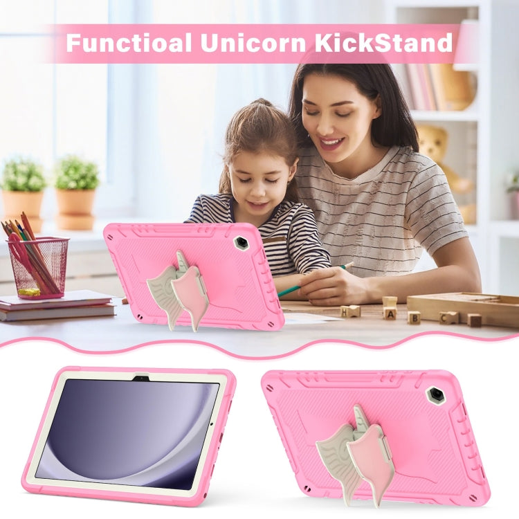 For Samsung Galaxy A9+ Kickstand PC Hybrid Silicone Tablet Case