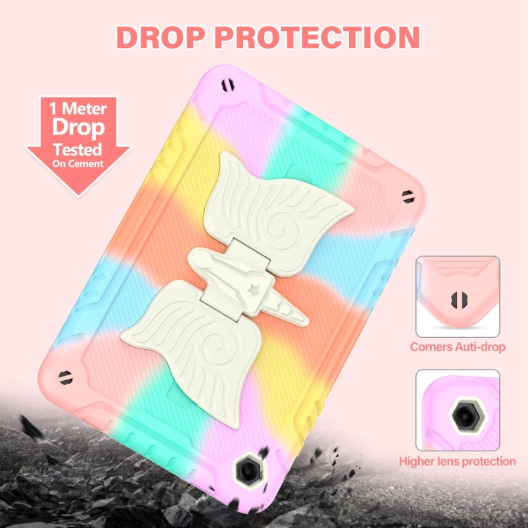 For Samsung Galaxy A9+ Kickstand PC Hybrid Silicone Tablet Case
