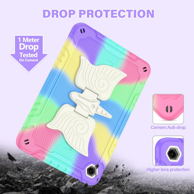 For Samsung Galaxy A9+ Kickstand PC Hybrid Silicone Tablet Case