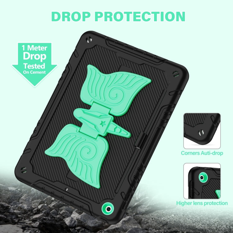 For iPad 10.2 2021/2020/2019 Kickstand PC Hybrid Silicone Tablet Case