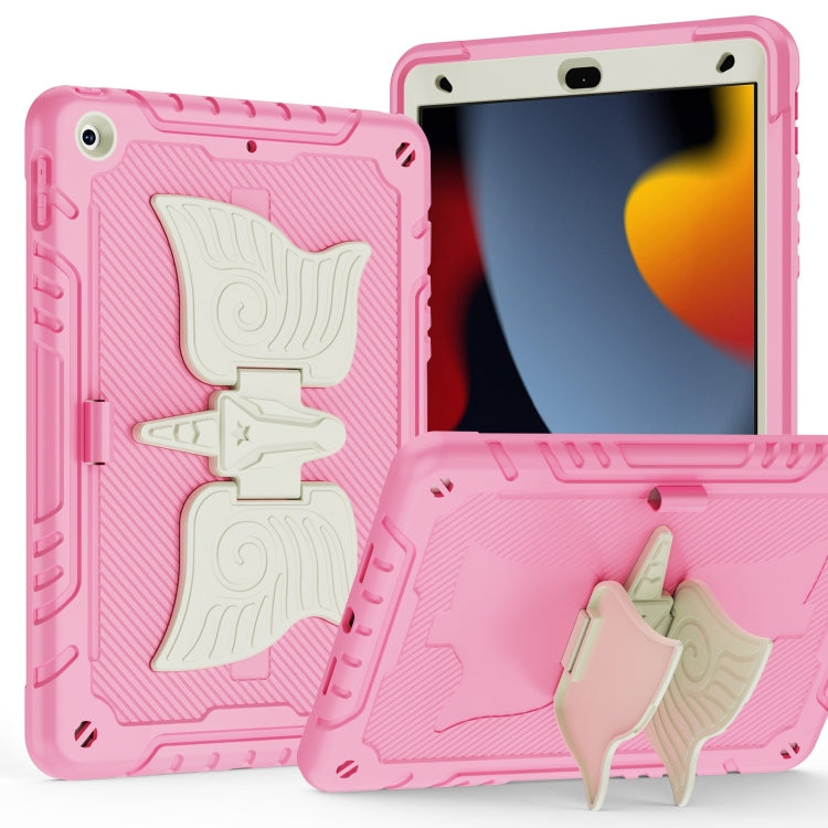For iPad 10.2 2021/2020/2019 Kickstand PC Hybrid Silicone Tablet Case