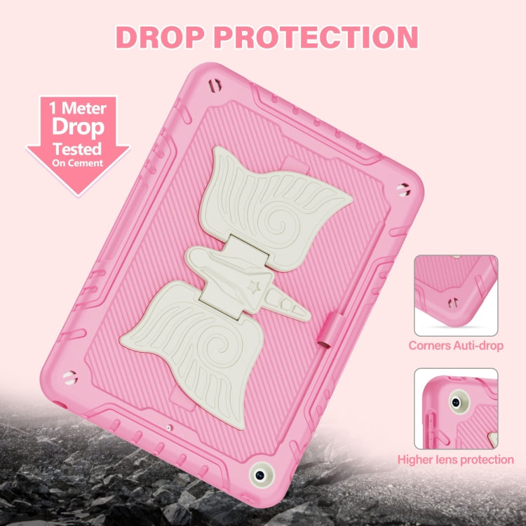 For iPad 10.2 2021/2020/2019 Kickstand PC Hybrid Silicone Tablet Case