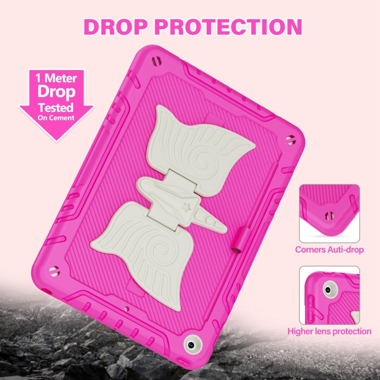 For iPad 10.2 2021/2020/2019 Kickstand PC Hybrid Silicone Tablet Case