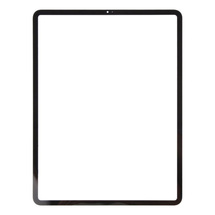 For iPad Pro 12.9 2018 2020 Front Screen Outer Glass Lens with OCA Optically Clear Adhesive - Black
