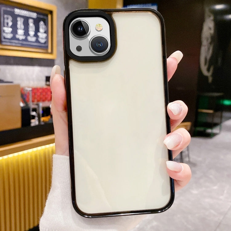 For iPhone 15 Plus Kingsteel Wolf Color Point Transparent Phone Case