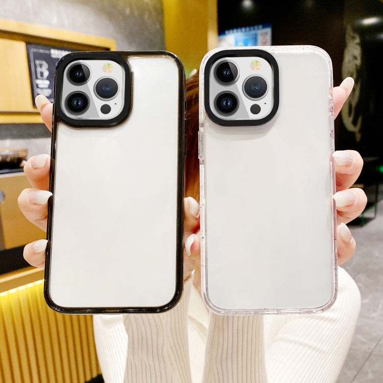 For iPhone 15 Plus Kingsteel Wolf Color Point Transparent Phone Case