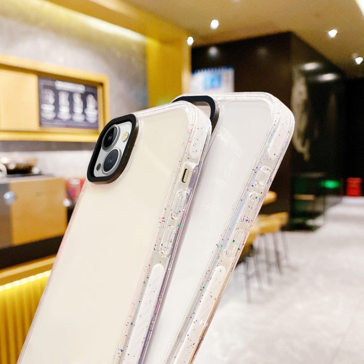 For iPhone 15 Plus Kingsteel Wolf Color Point Transparent Phone Case