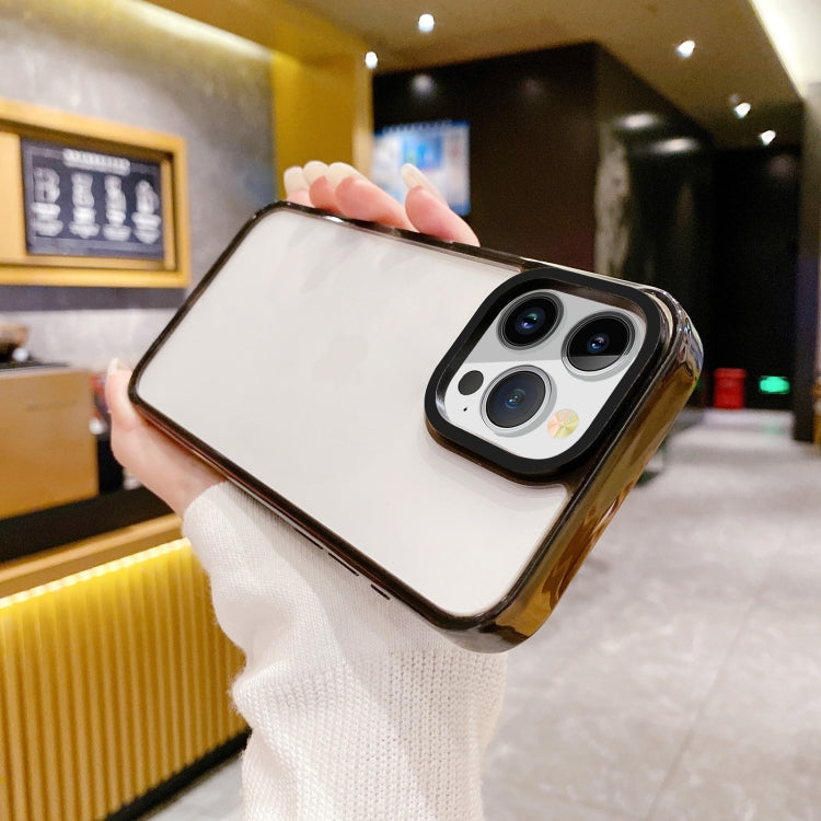 For iPhone 15 Plus Kingsteel Wolf Color Point Transparent Phone Case