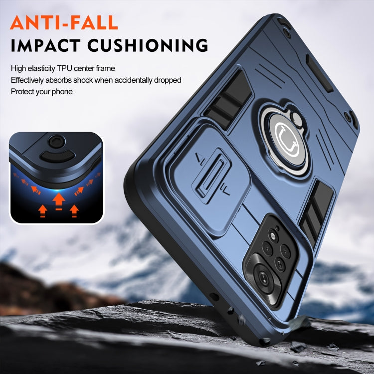 For Xiaomi Redmi Note 11 4G / 11S Camshield Ring Holder Phone Case