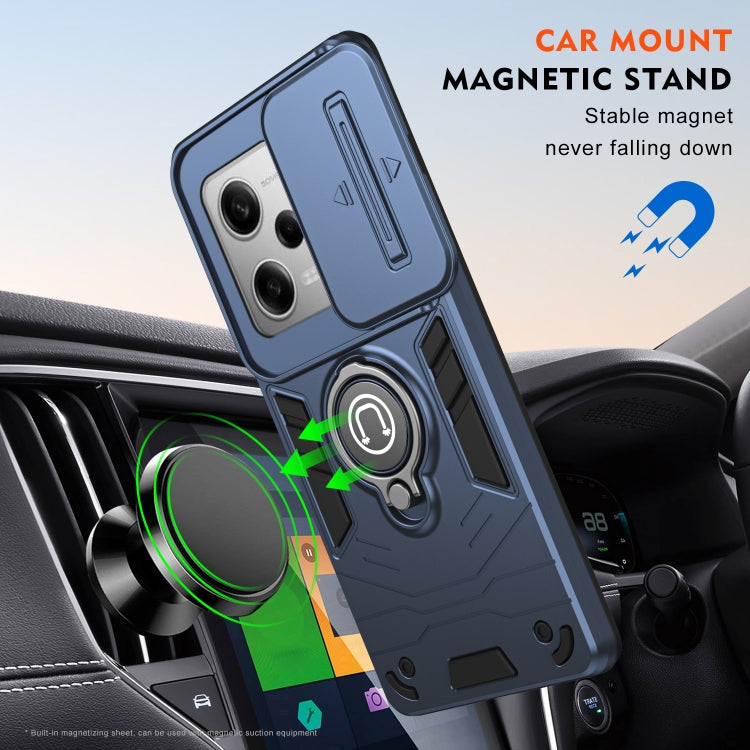 For Xiaomi Redmi Note 12 Pro 5G Camshield Ring Holder Phone Case