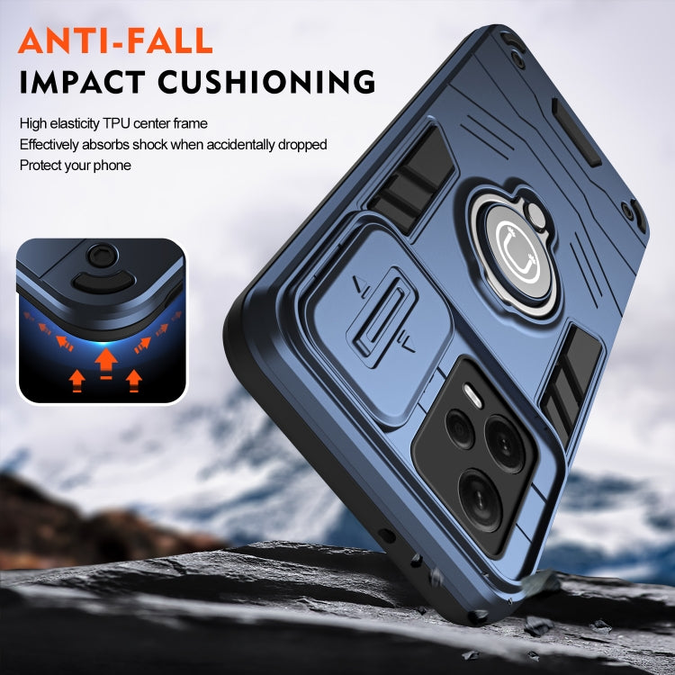 For Xiaomi Redmi Note 12 Pro+ Camshield Ring Holder Phone Case