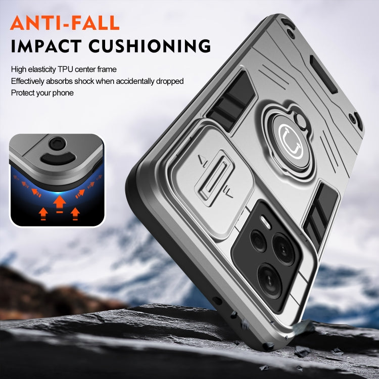 For Xiaomi Redmi Note 12 Pro+ Camshield Ring Holder Phone Case