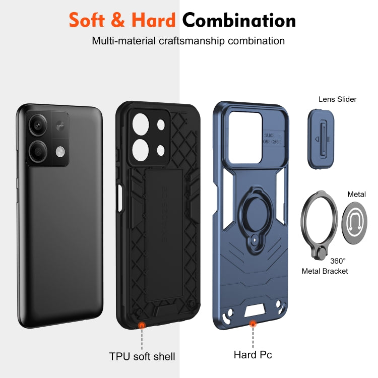 For Xiaomi Redmi Note 13 5G Camshield Ring Holder Phone Case
