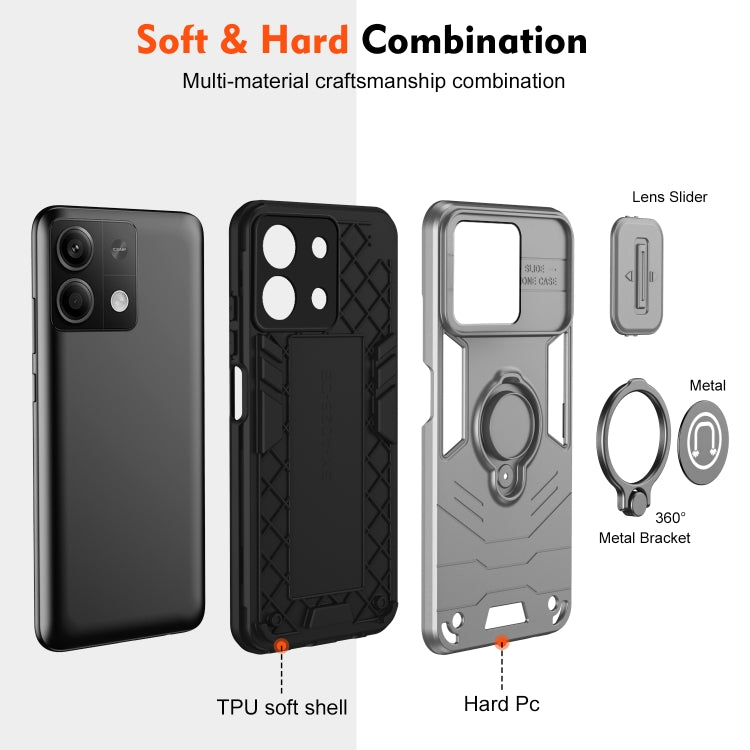 For Xiaomi Redmi Note 13 5G Camshield Ring Holder Phone Case