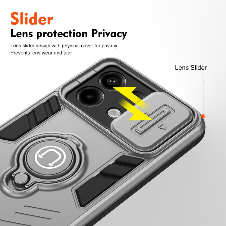 For Xiaomi Redmi Note 13 Pro 5G Camshield Ring Holder Phone Case