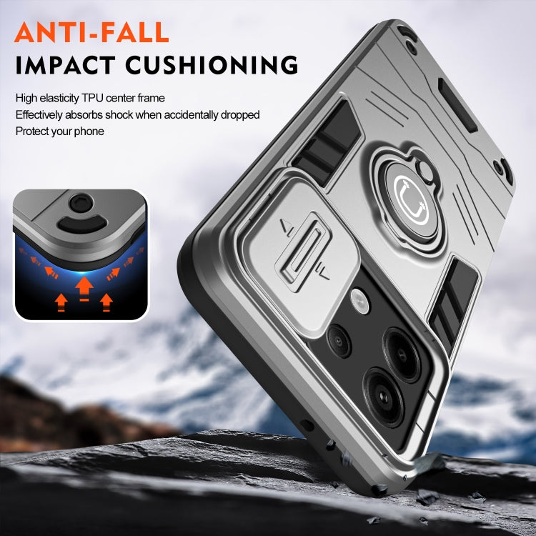 For Xiaomi Redmi Note 13 Pro 5G Camshield Ring Holder Phone Case