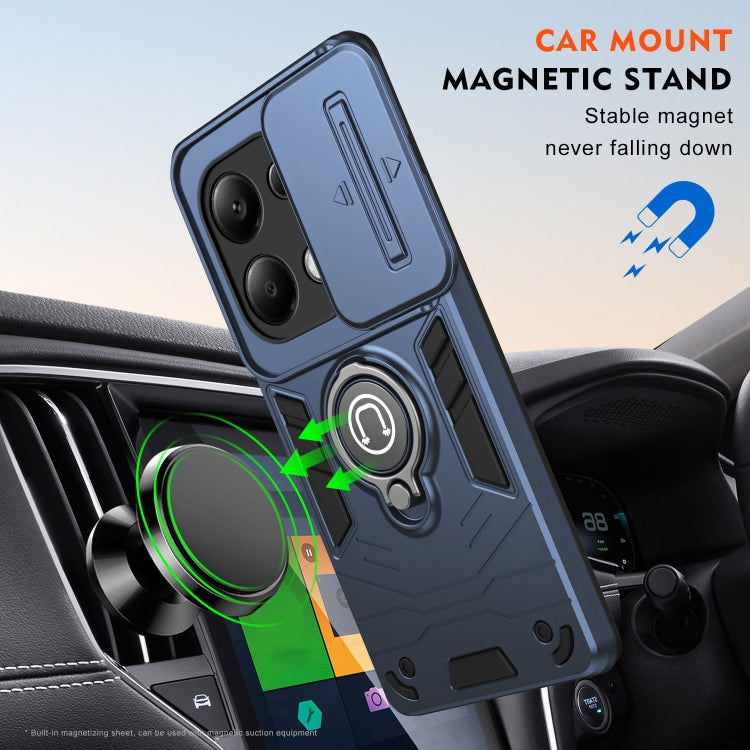 For Xiaomi Redmi Note 13 Pro 4G Camshield Ring Holder Phone Case