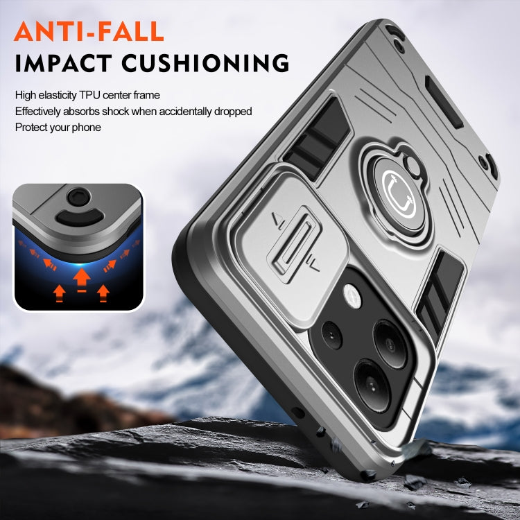 For Xiaomi Redmi Note 13 4G Camshield Ring Holder Phone Case