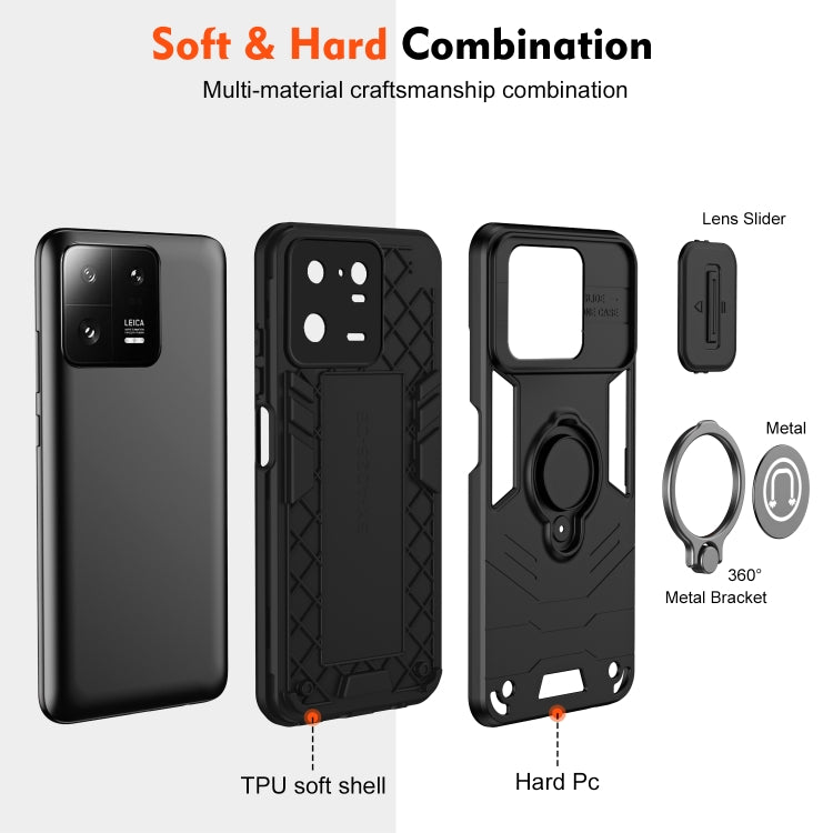For Xiaomi 13 Pro Camshield Ring Holder Phone Case