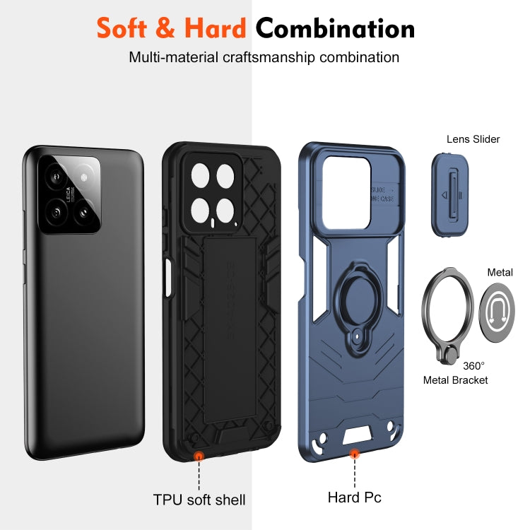 For Xiaomi 14 Camshield Ring Holder Phone Case