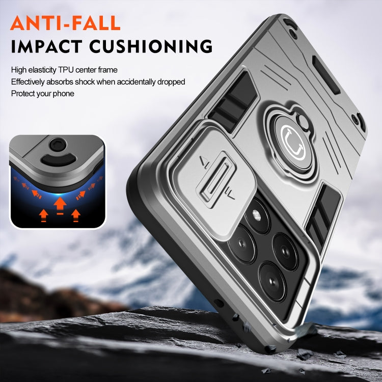 For Xiaomi Poco X5 Pro 5G Camshield Ring Holder Phone Case